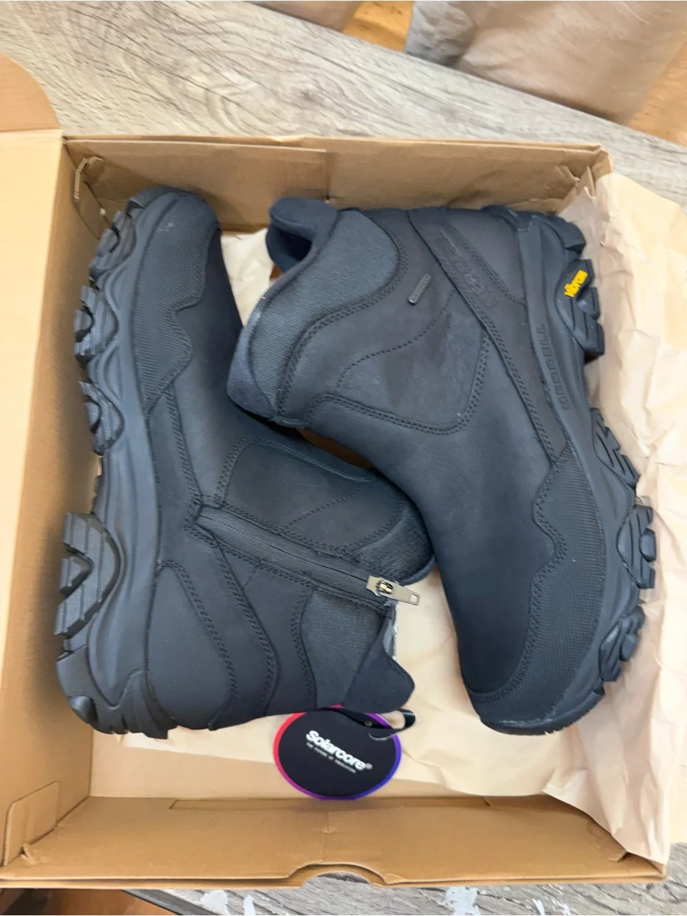 Merrell Coldpack 3 Thermo Tall Zip Waterproof, Black size 11.5